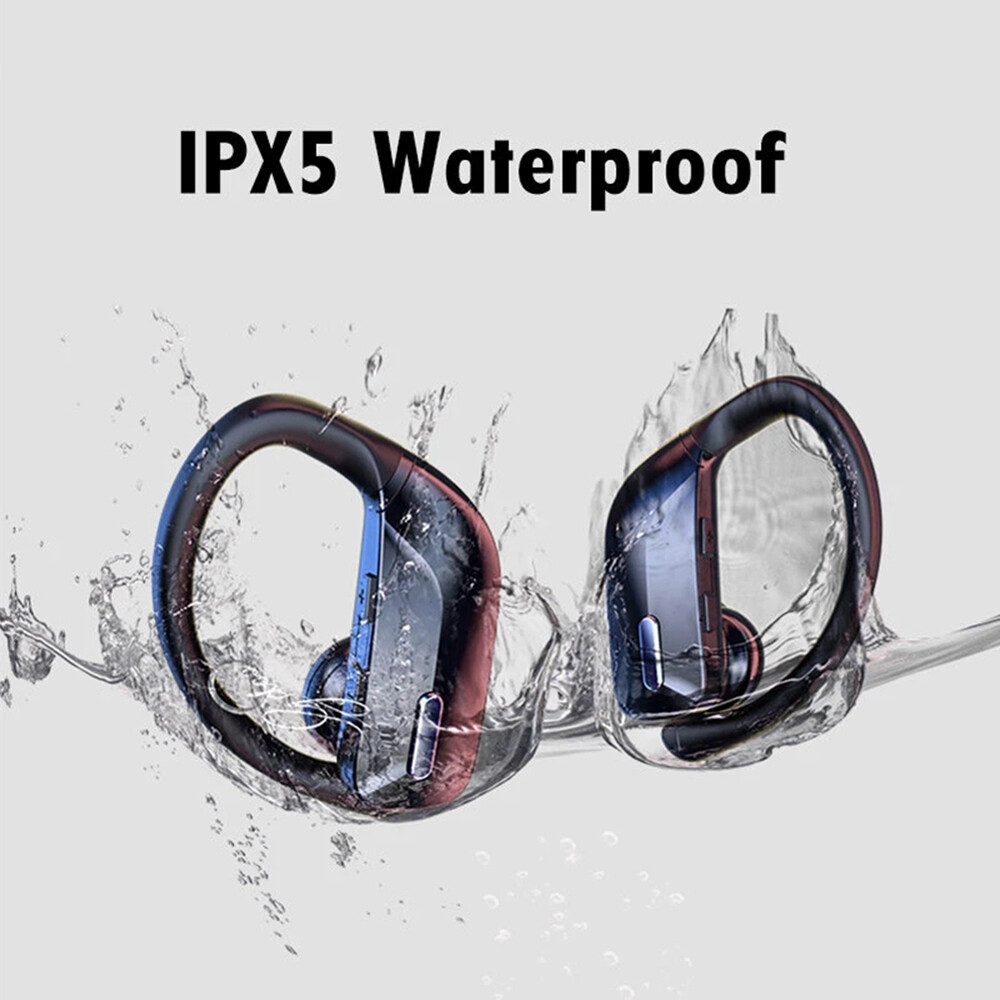 Waterproof Wireless Ear-Hook Earbud Earphones Bluetooth 5.0 Headsets HD Call USA