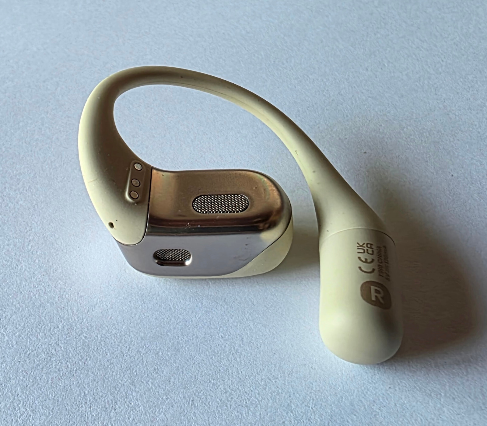 DEFECTIVE OEM Beige Shokz OpenFit Open-Ear RIGHT SIDE Wireless Earbud – NO POWER