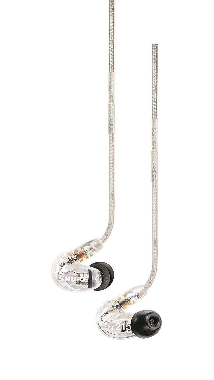 Shure SE215-CL Sound Isolating Earphones with Single Dynamic MicroDriver Clear