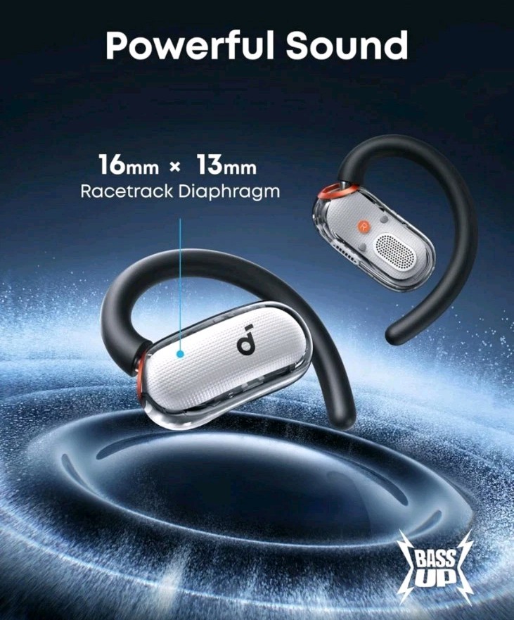 Soundcore V40i Open-Ear Headphone Al-Enhanced Clear Calls Sport Headset 21H Play