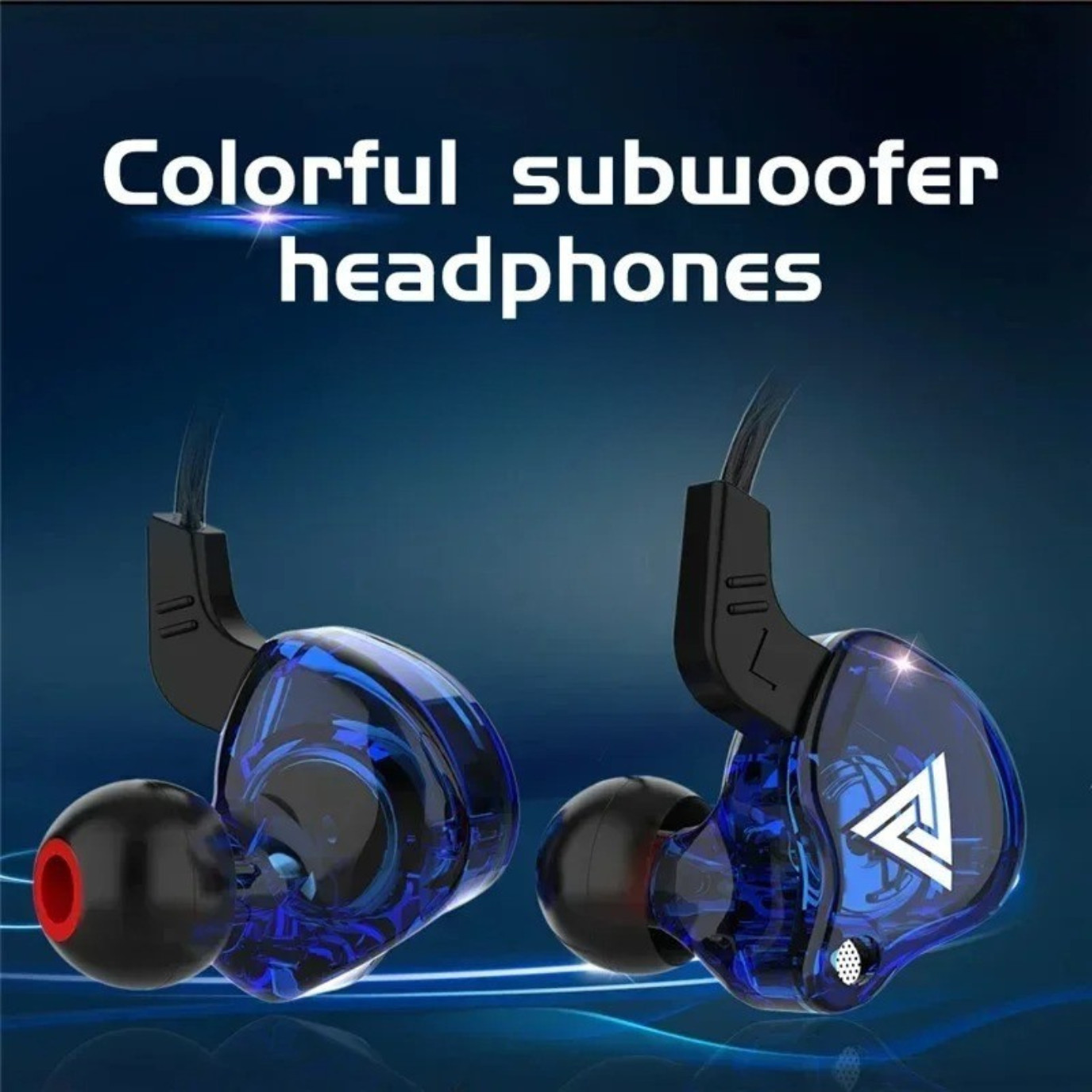 Wired Earphones with Microphone Stereo Bass Sports Earbuds HiFi In Ear Headset