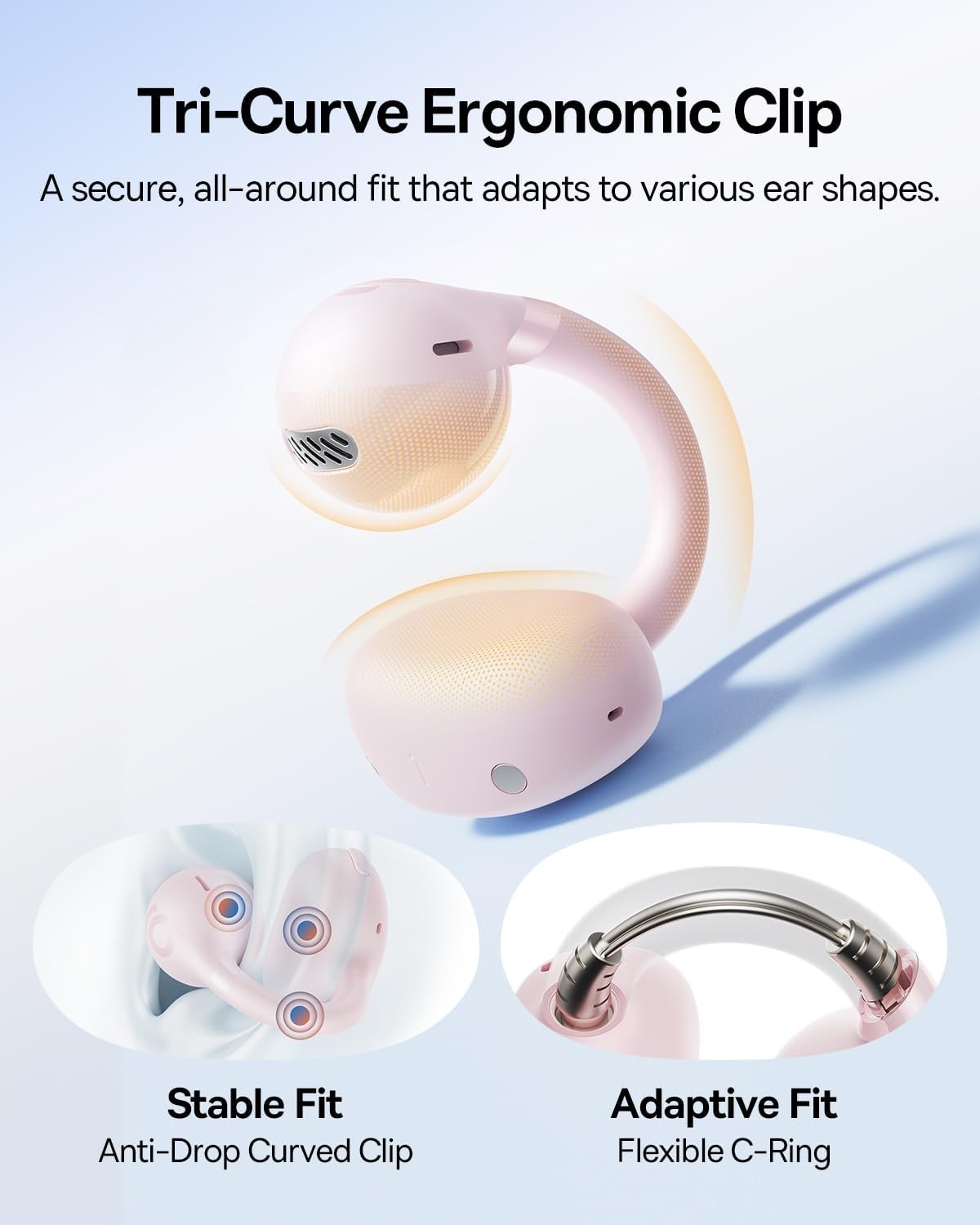 Baseus Bass BC1 Open Ear Clip Earbuds 38H Play