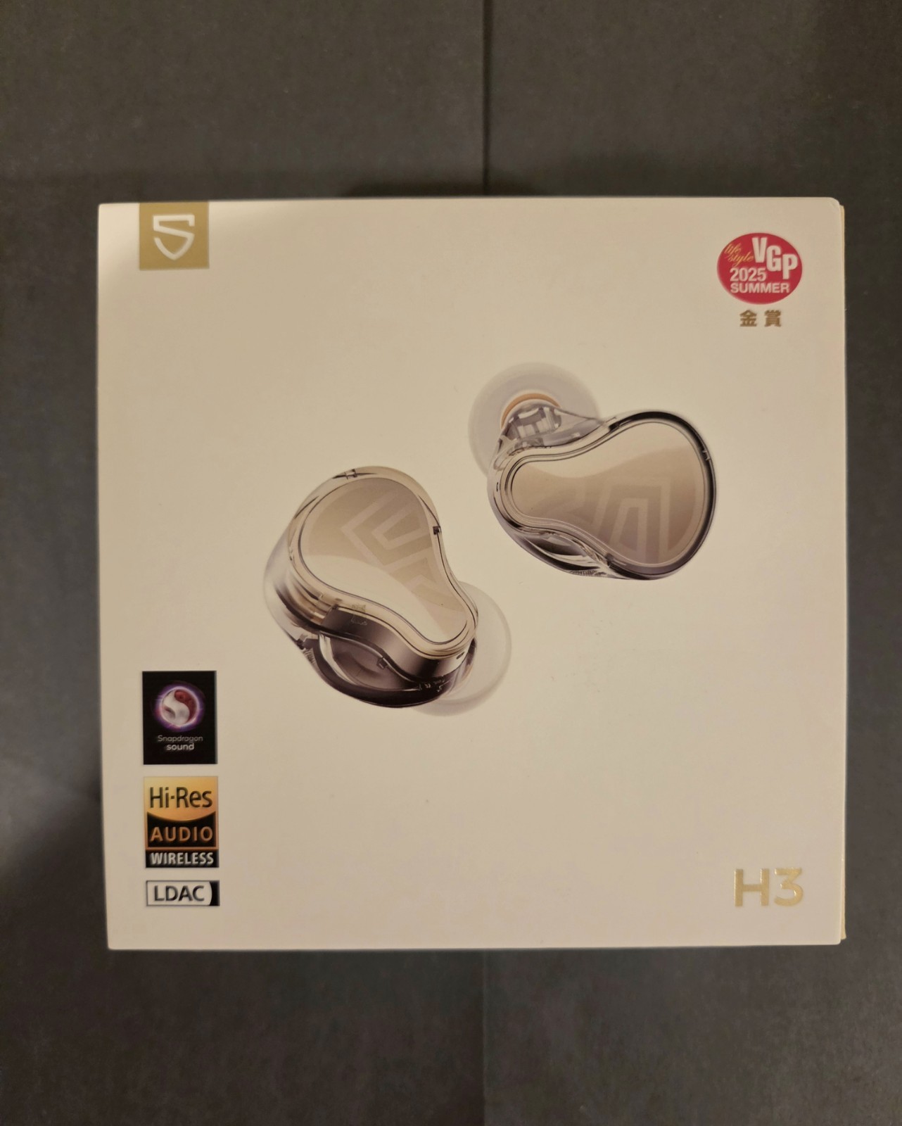 SoundPEATS H3 Gold Bluetooth In-Ear Earbuds ANC Hi-Res LDAC 12mm NIB