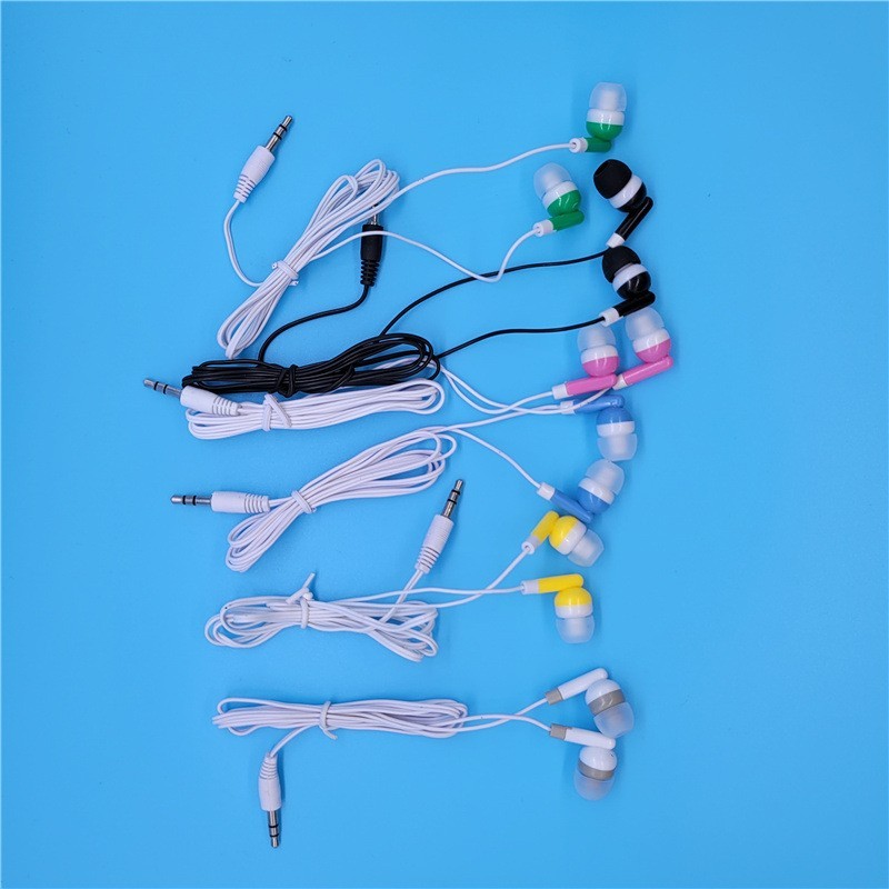 3.5mm In-ear Earbuds Headphones – Wired AUX Jack Earphone Stereo Great for Kids!