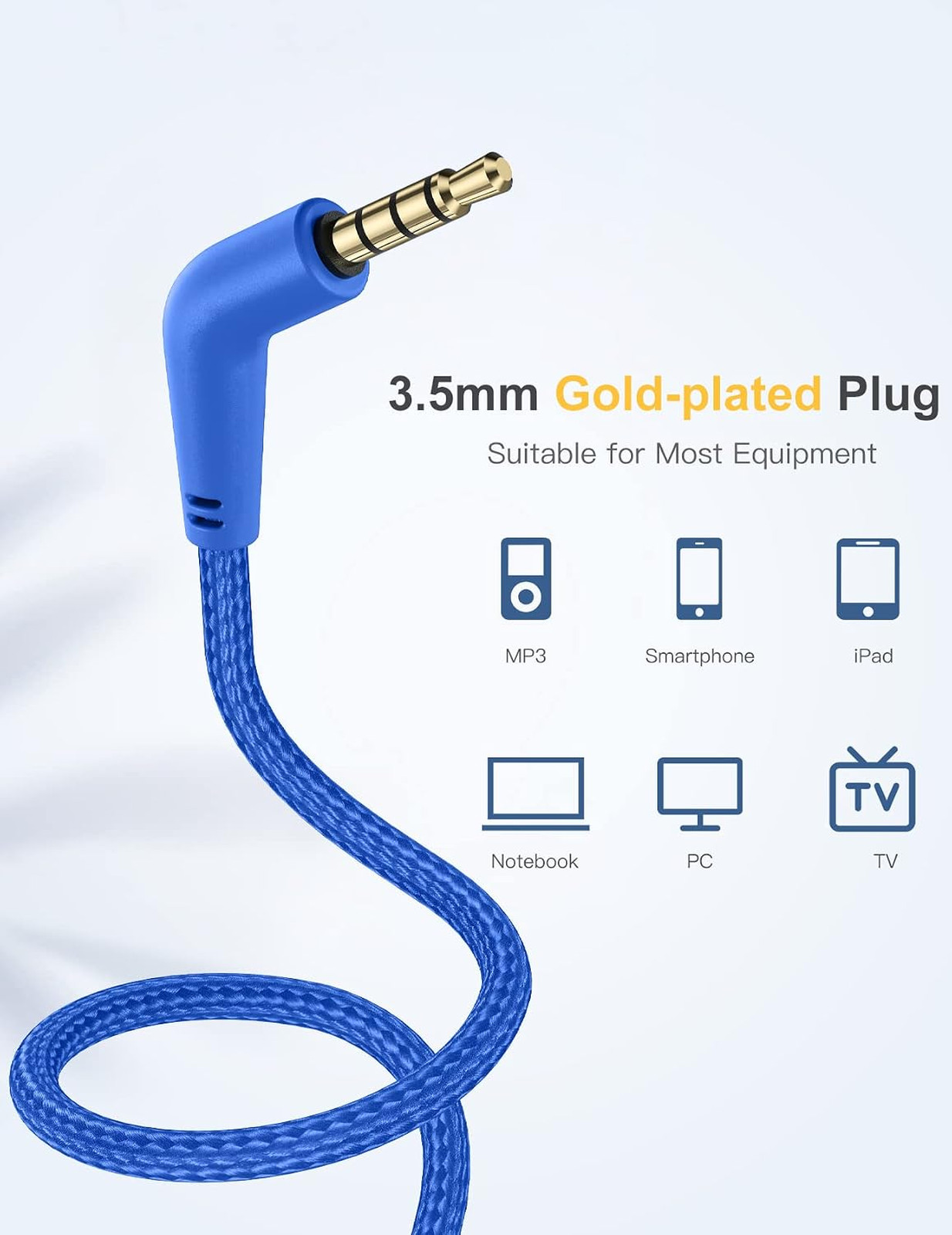 Kids Headphones with Microphone for School, 85dB Safe Volume Limit, Sharing