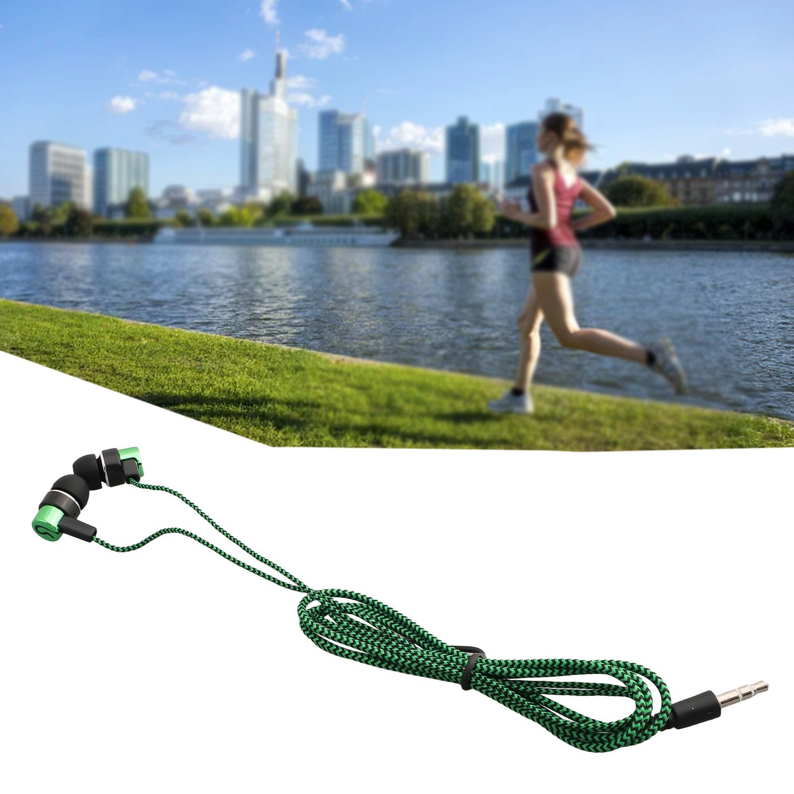 Music Playing Wired Headphones No Volume Control 115 DB/mv Sensitivity