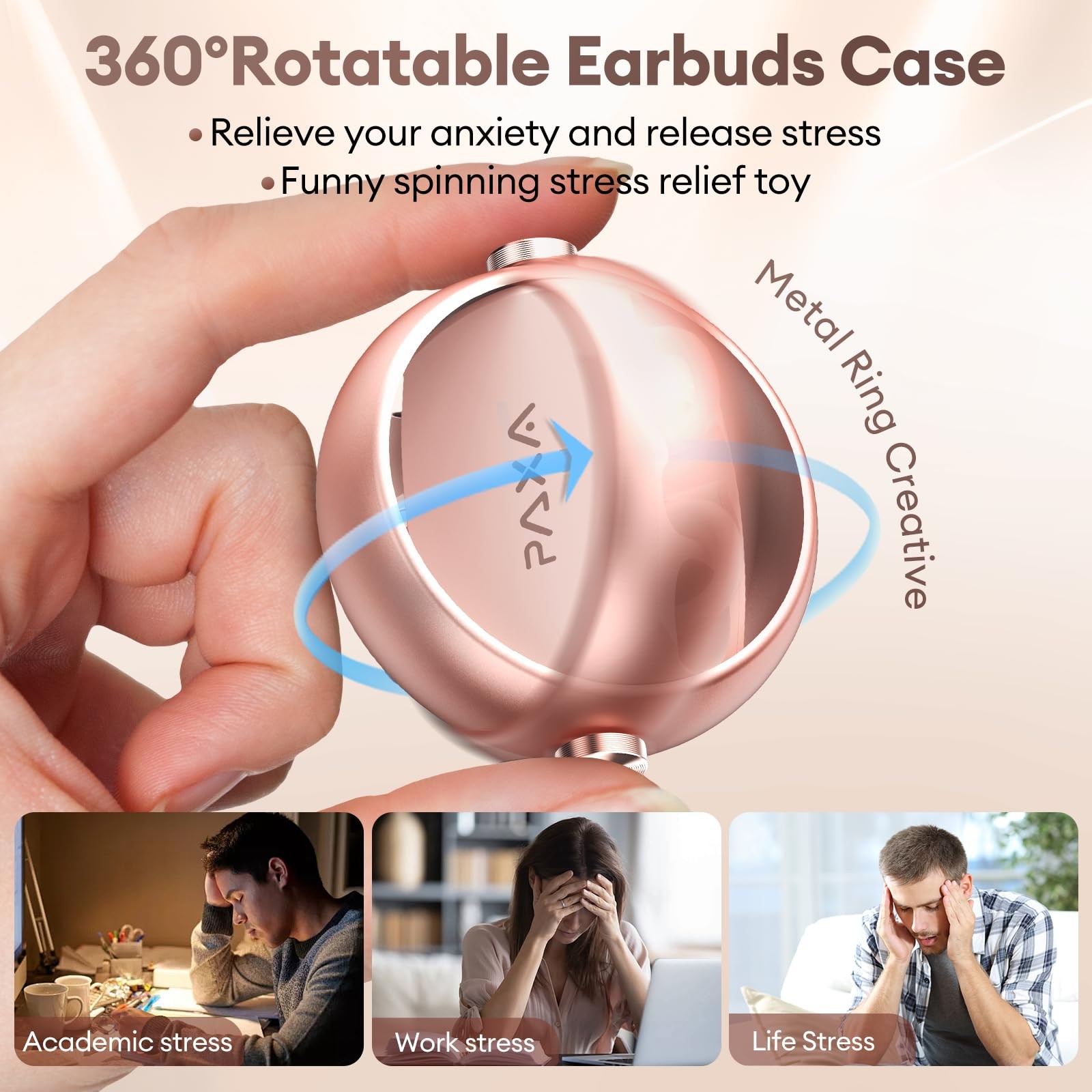 2 in 1 Clip-on Earbuds Open Ear Headphones Bluetooth 6.0 Wireless Earbuds wit…