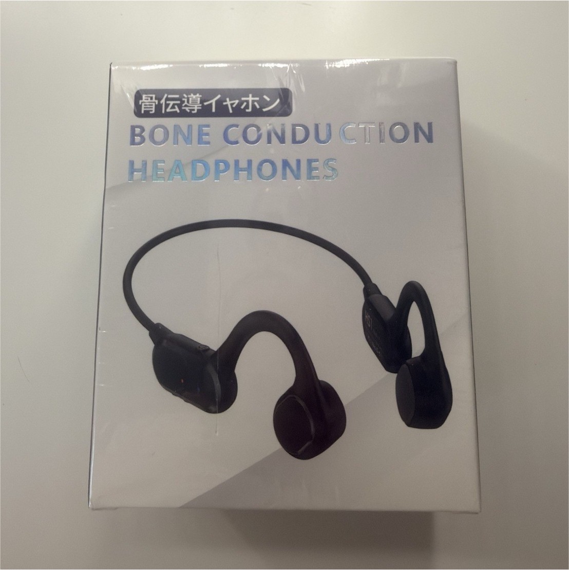 Bone Conduction HS1 Open Ear Wireless Bluetooth Headband Sports Headphones Black