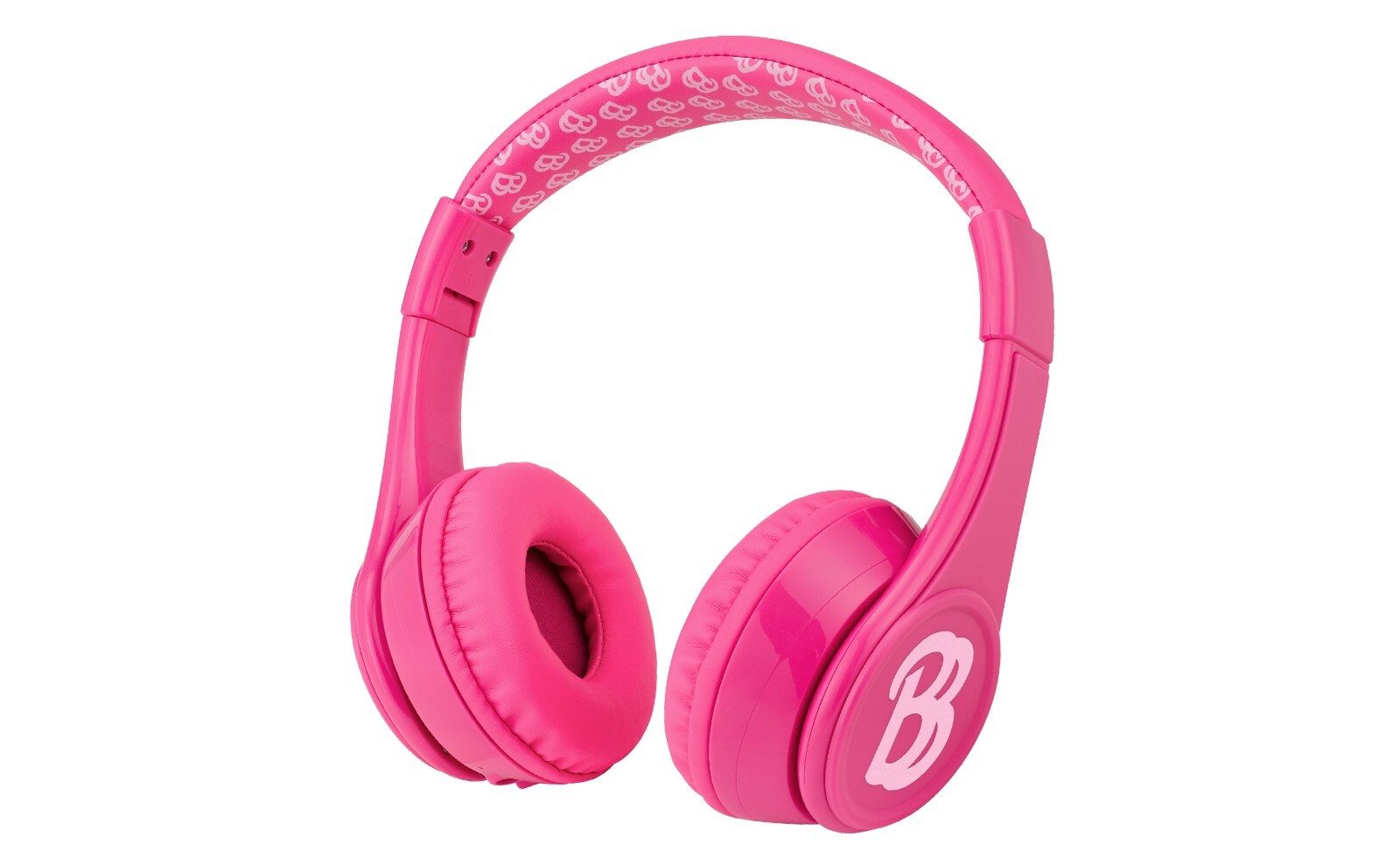 eKids Barbie Bluetooth Headphones for Kids, Includes Aux Cord