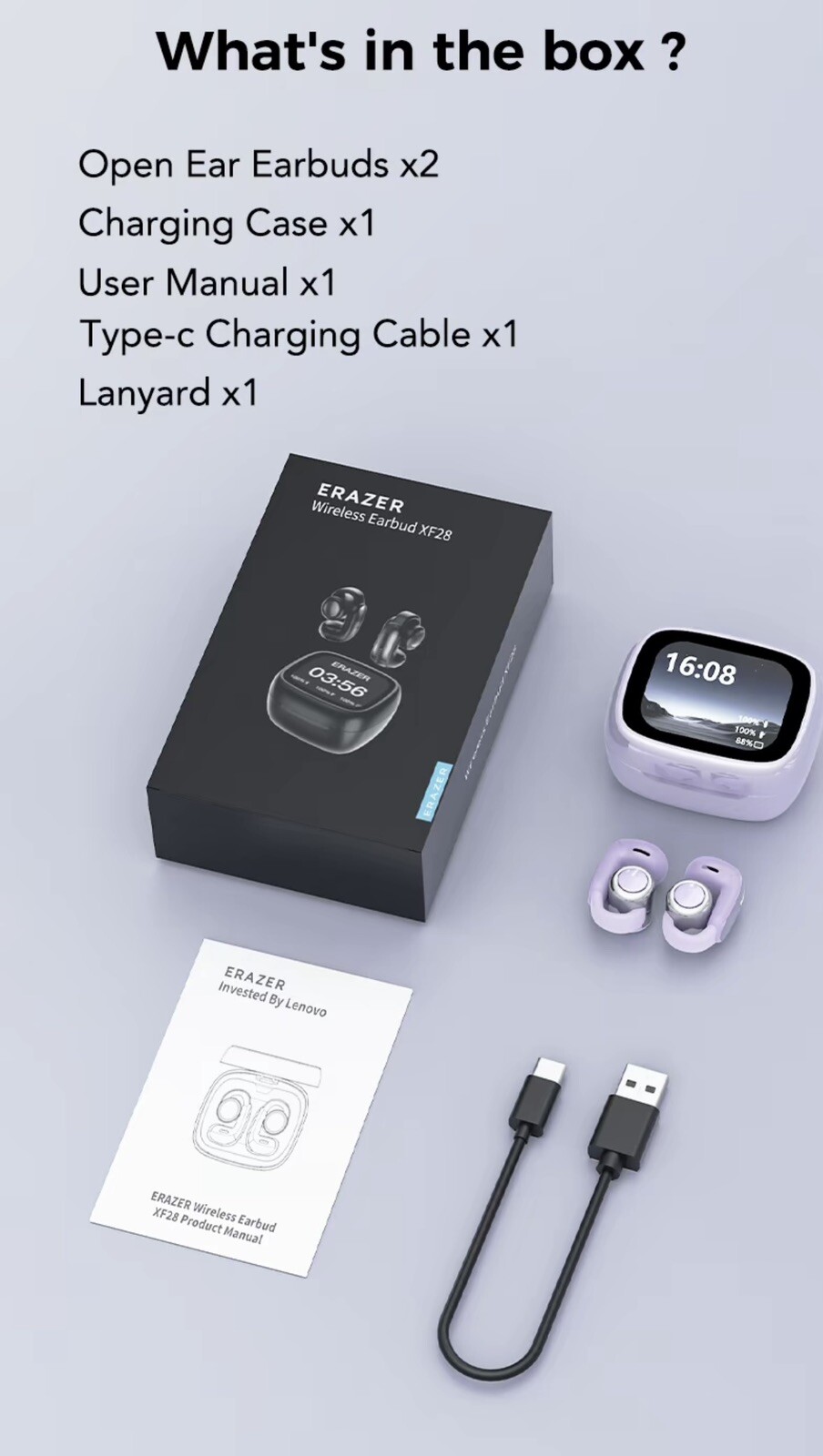 Miniso ERAZER FX28 Bluetooth Earbuds AI