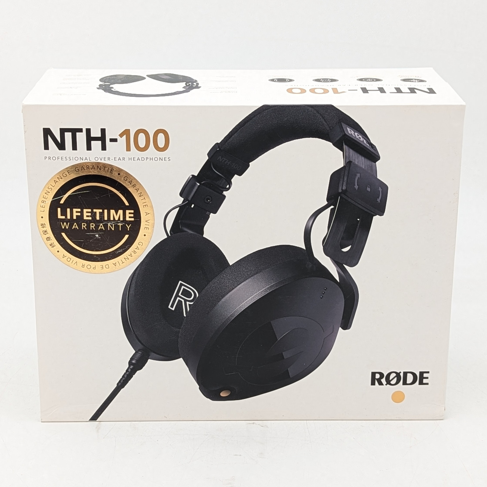 Rode Professional Over-Ear Headphones Wired 3.5mm Jack (NTH-100) Black