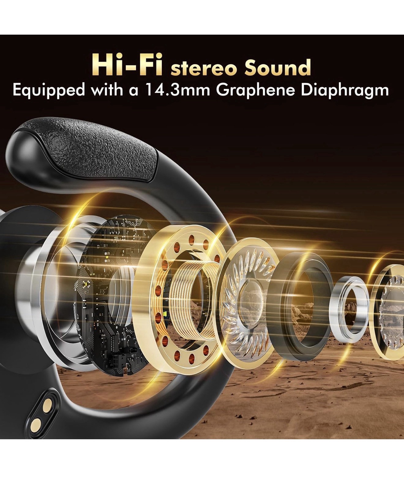 Wireless Earbuds, Sports Headphones, 80Hrs Playtime Buds with LED Power Display
