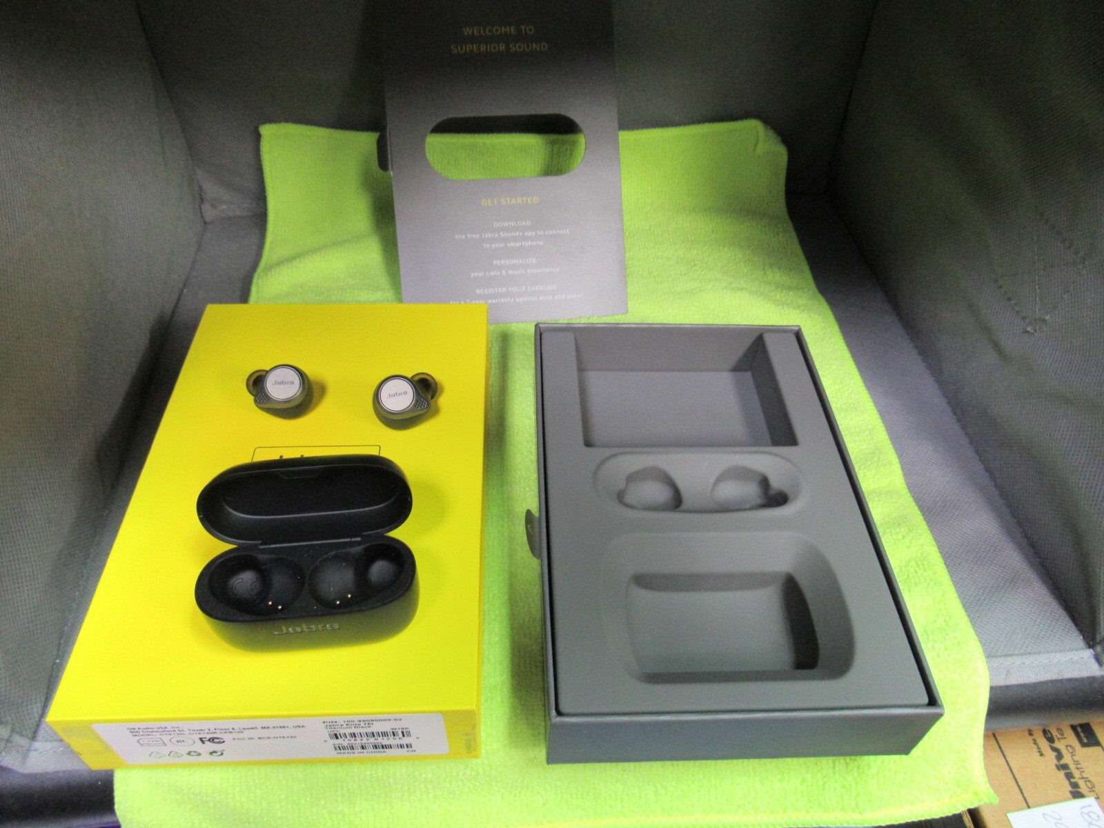 AS IS/PARTS – Jabra Elite Active 75t Wireless Earbuds – WILL NOT CHARGE OR LINK