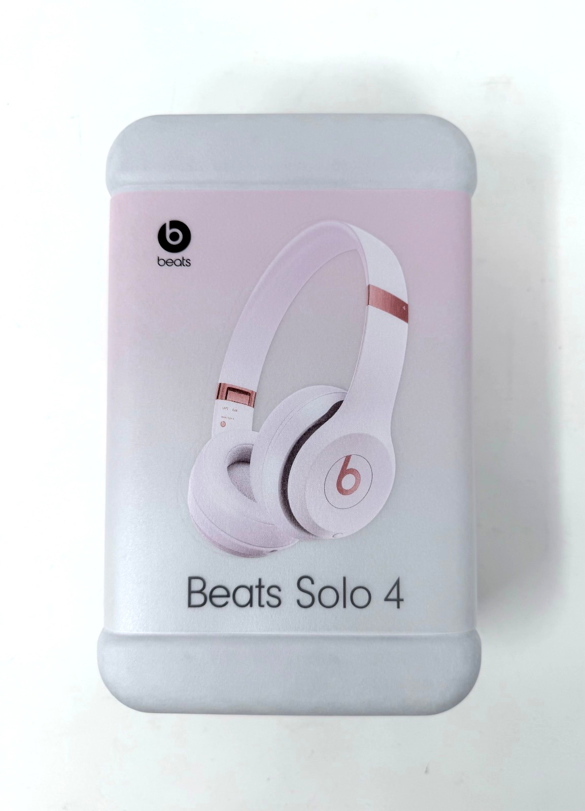 New Beats Solo 4 Wireless Bluetooth On Ear Headphones – Cloud Pink