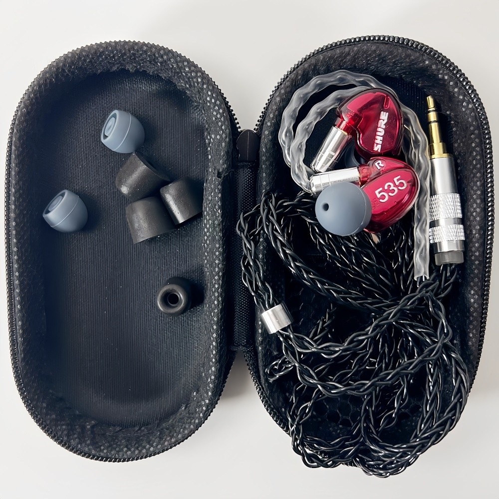 Shure SE535 Sound Isolating Noise Cancellation 3.5mm jack Earphones Black-Red