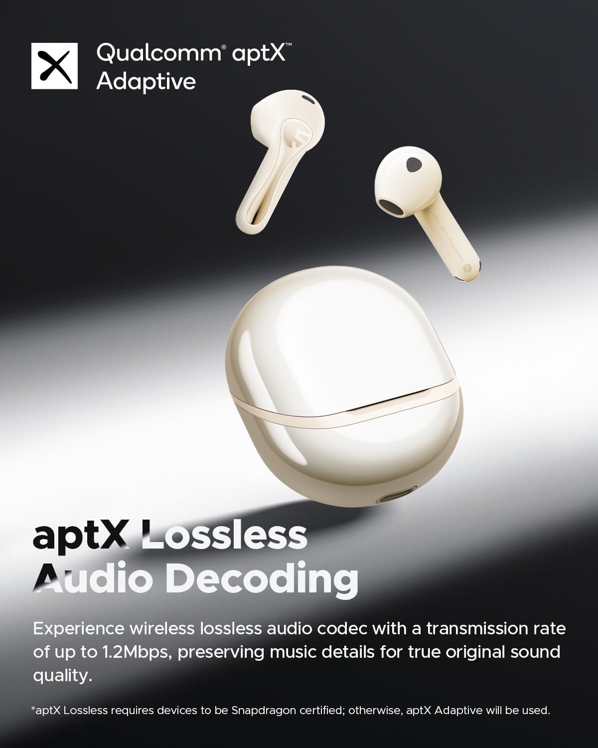 New SoundPEATS Air5 Wireless Earbuds, Bluetooth 5.4 Headphones, 30h Playtime
