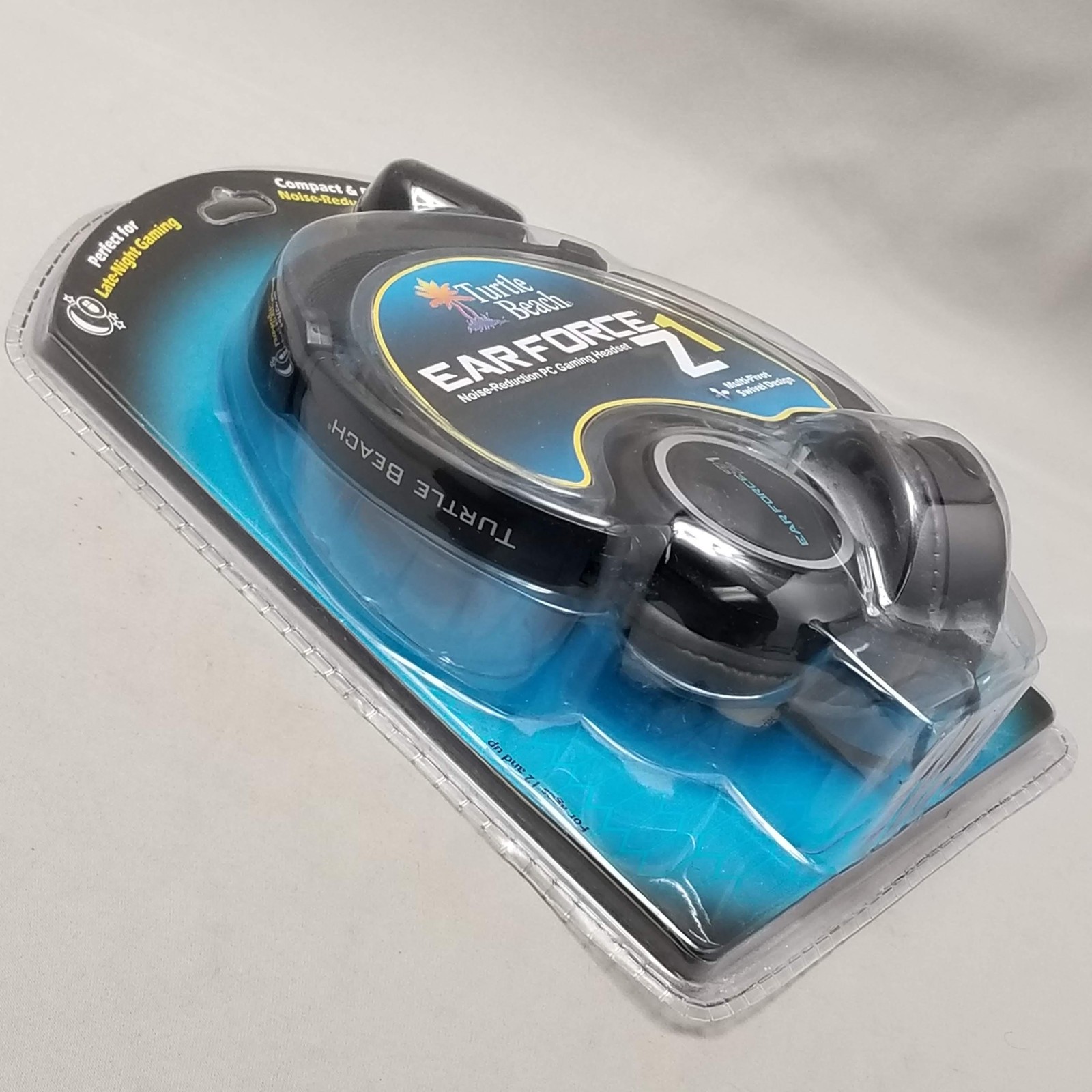 Turtle Beach Ear Force Z1 PC Gaming Headset Black 3.5mm Mic Noise-Reduction