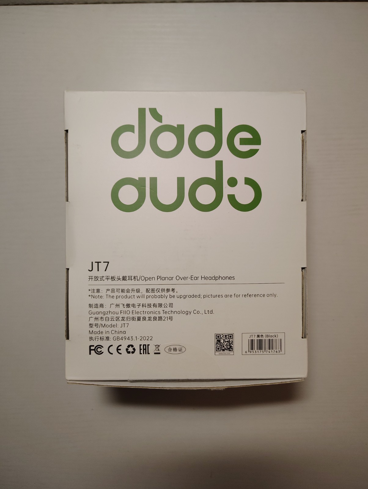 FiiO JadeAudio JT7 Planar Magnetic Headphones Open Box