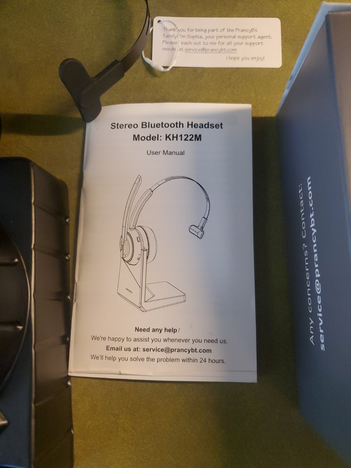 PrancyBt KH122M Wireless Mono Headset
