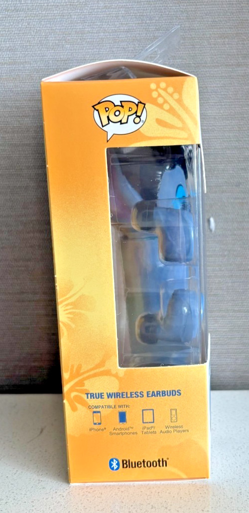 Disney Stitch Bluetooth Kids Wireless Ear Buds with Touch Control, Blue