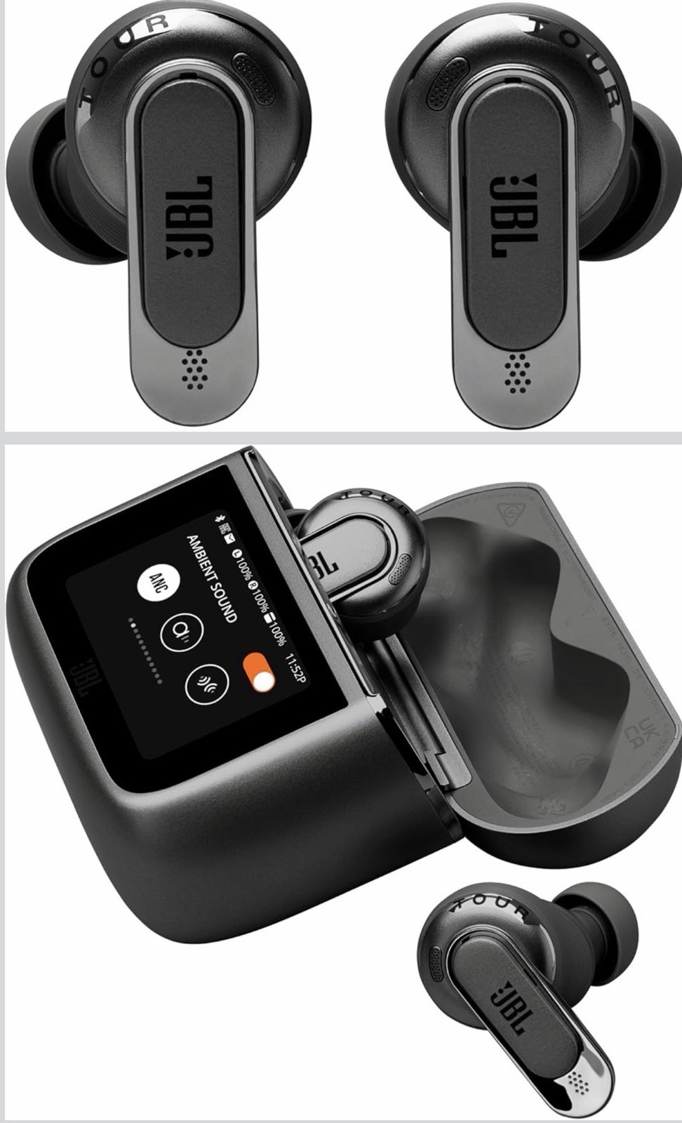 JBL Tour Pro 3 – True Wireless Noise Cancelling Earbuds with Smart Charging Case