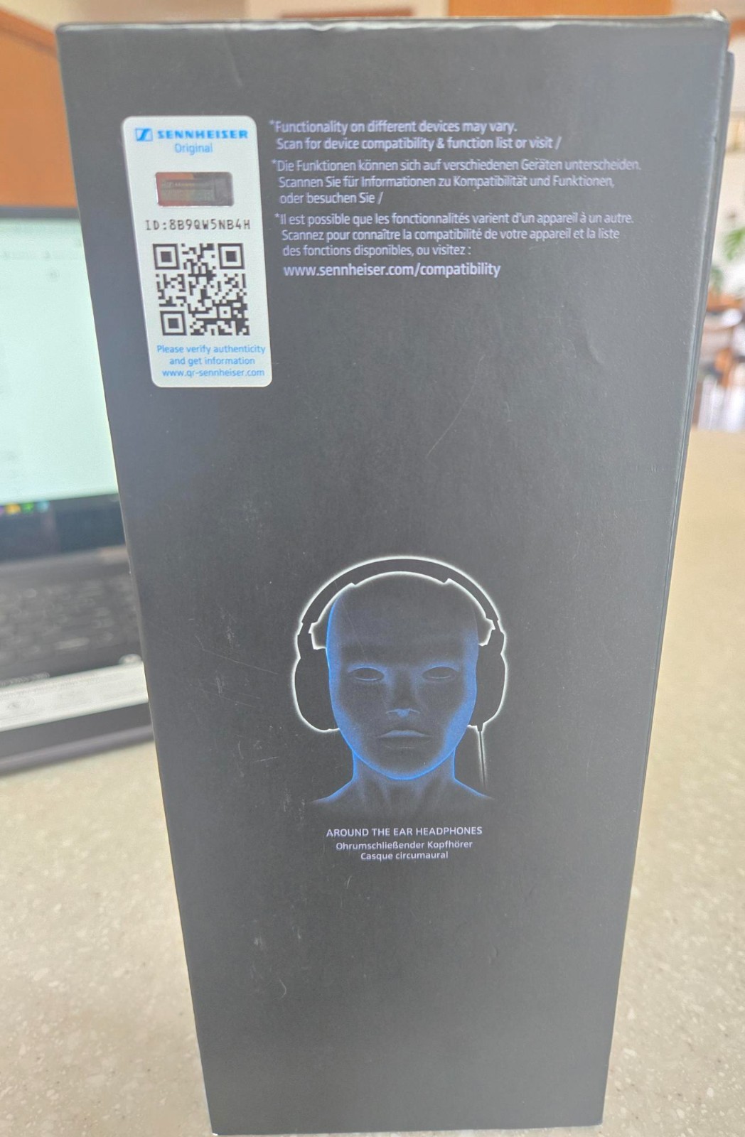 New Sennheiser HD598Cs Over-Ear Headphones Genuine Noise Isolating – Open Box