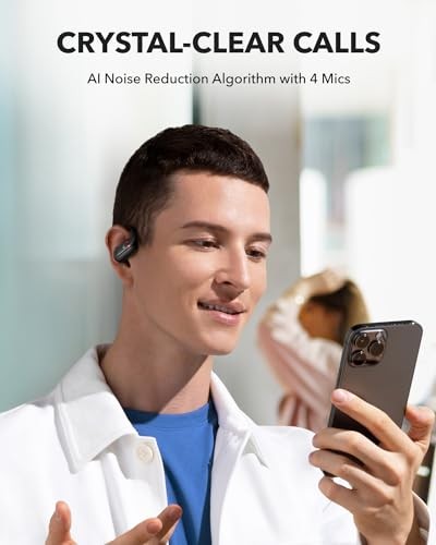 by Anker V30i Open-Ear Headphones, Ultra-Comfort, Lightweight Design, Snug