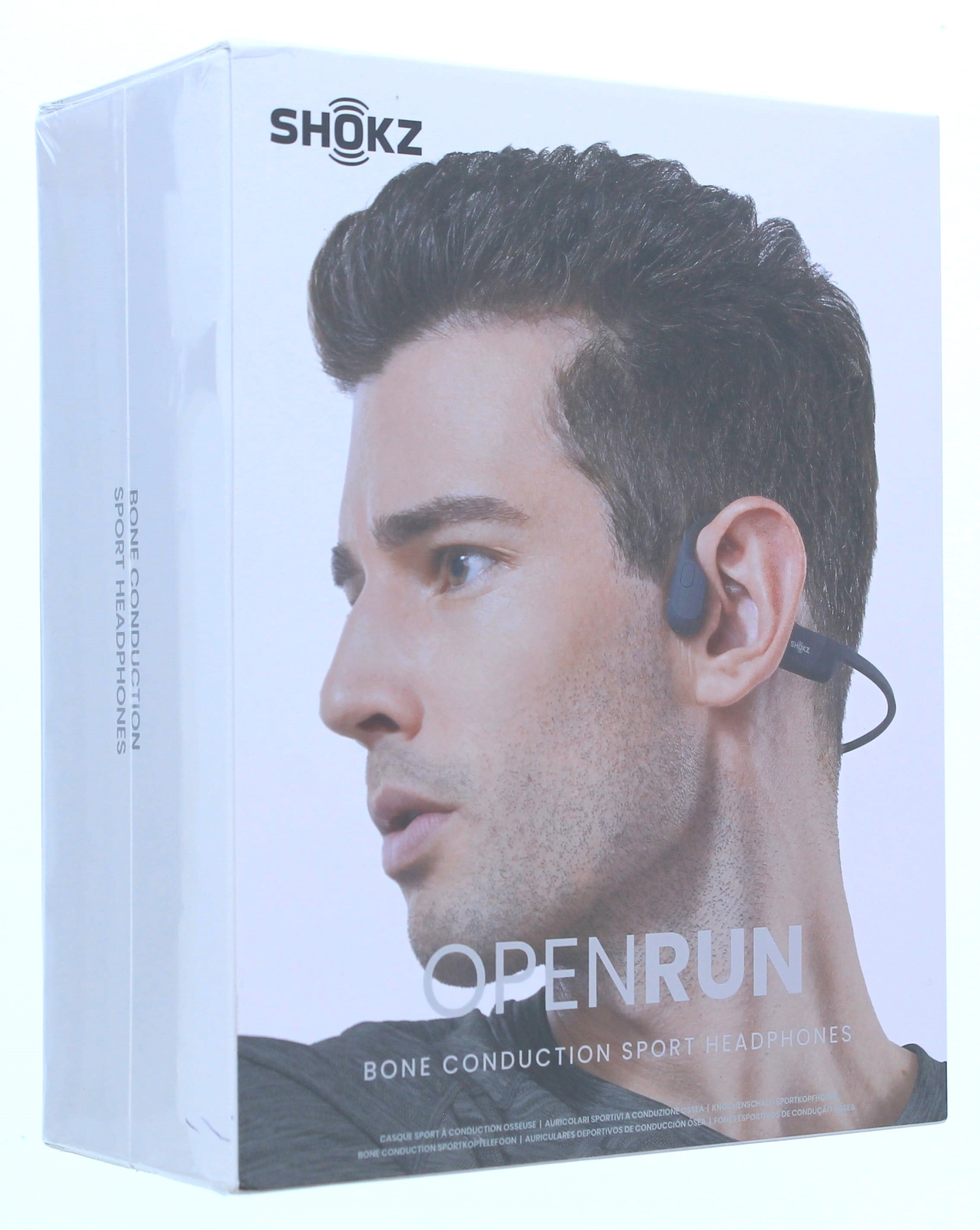 Shokz Openrun Bone Conduction Sport Headphones (Black)