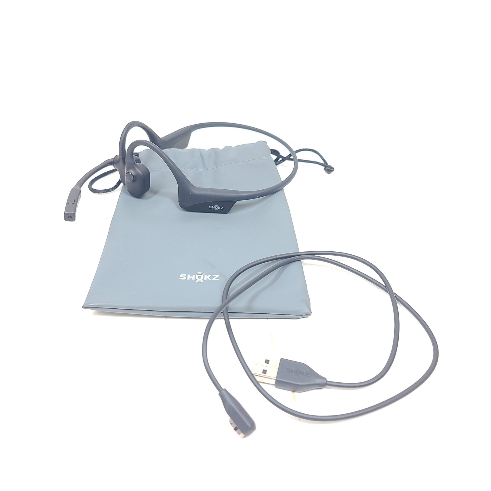 Shokz OpenComm 2 UC Bone Conduction Bluetooth Stereo PC Headset – C110 Black Bag