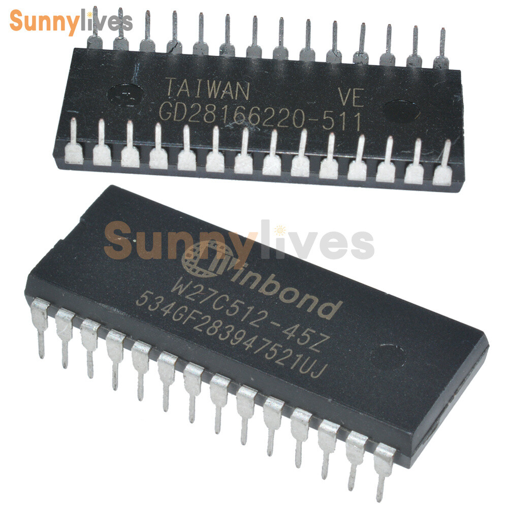 100Pieces W27C512-45Z W27C512 IC DIP EEPROM 512KBIT 45NS Winbond EEPROMs