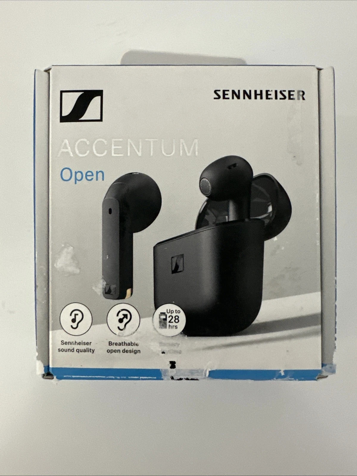 Sennheiser ACCENTUM Open Wireless Bluetooth Earbuds – Black