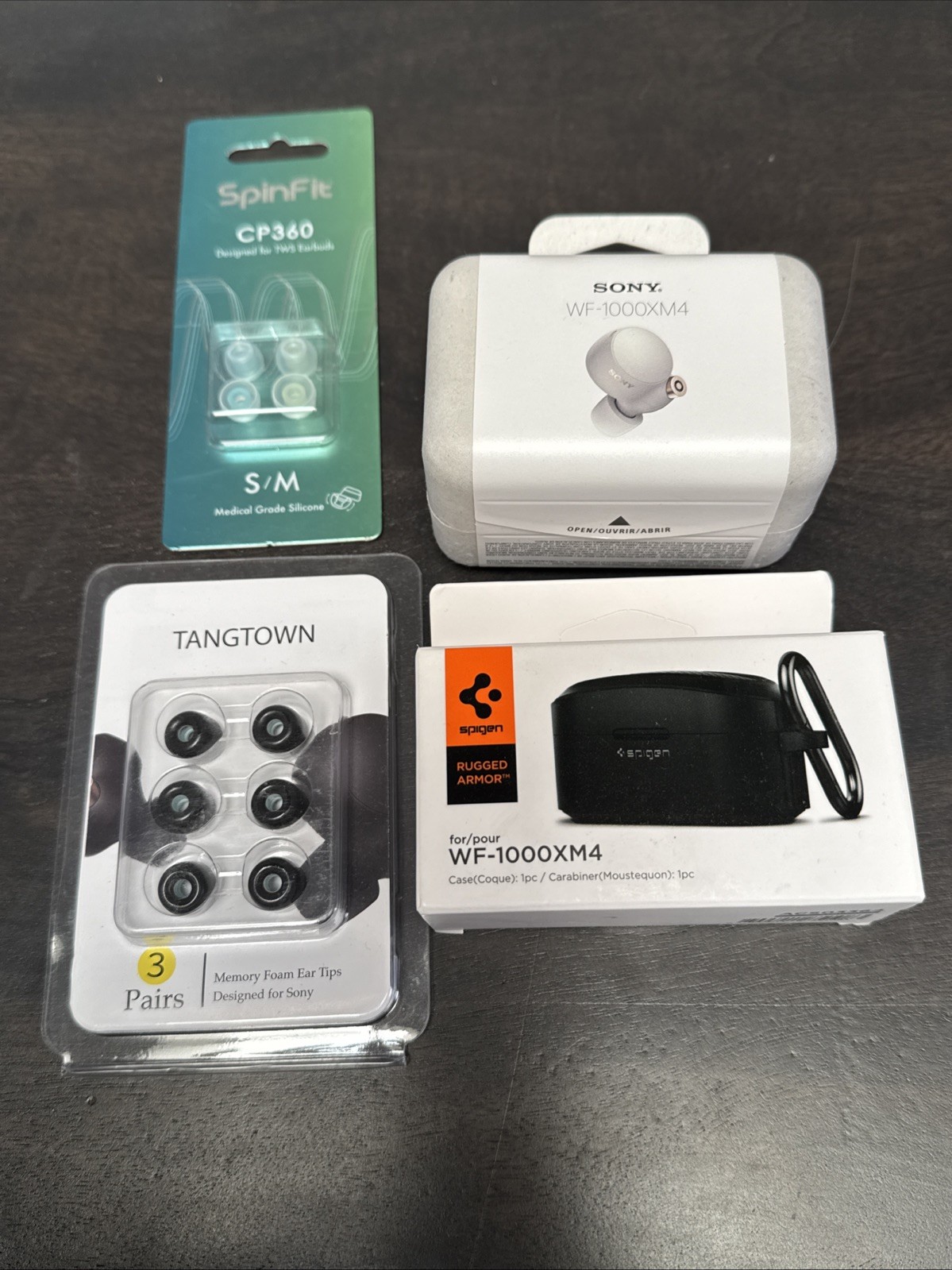 Sony Noise Canceling WF-1000XM4, Brand New Unopened + case & extra ear buds