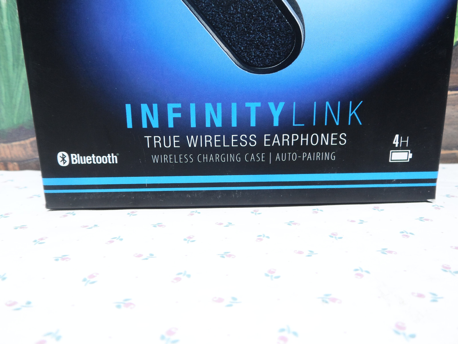 INFINITY LINK True wireless earphones w/Charging Case/Black/Brookstone