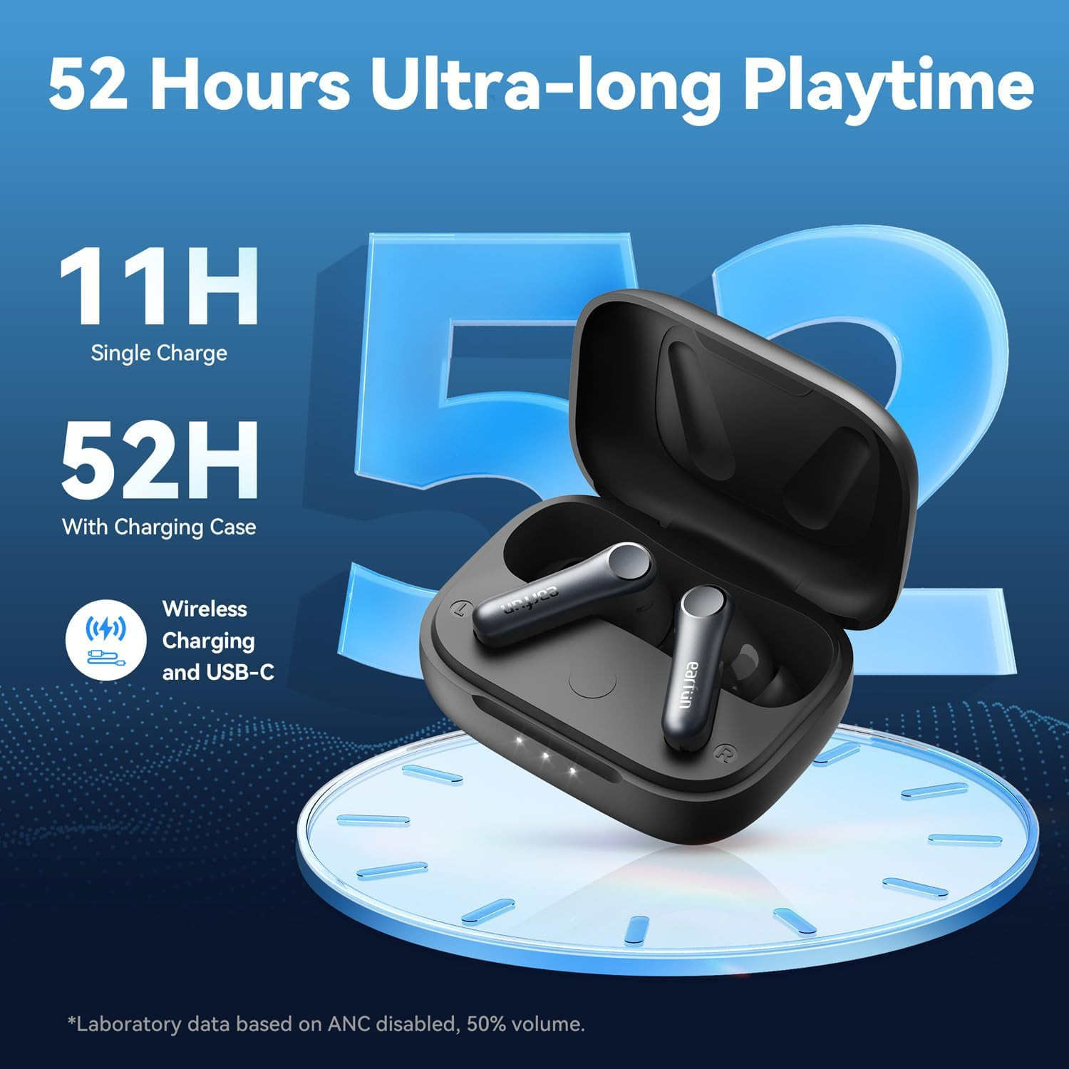 Air Pro 4 Adaptive Hybrid Noise Canceling Wireless Earbuds, Qualcomm Snapdragon