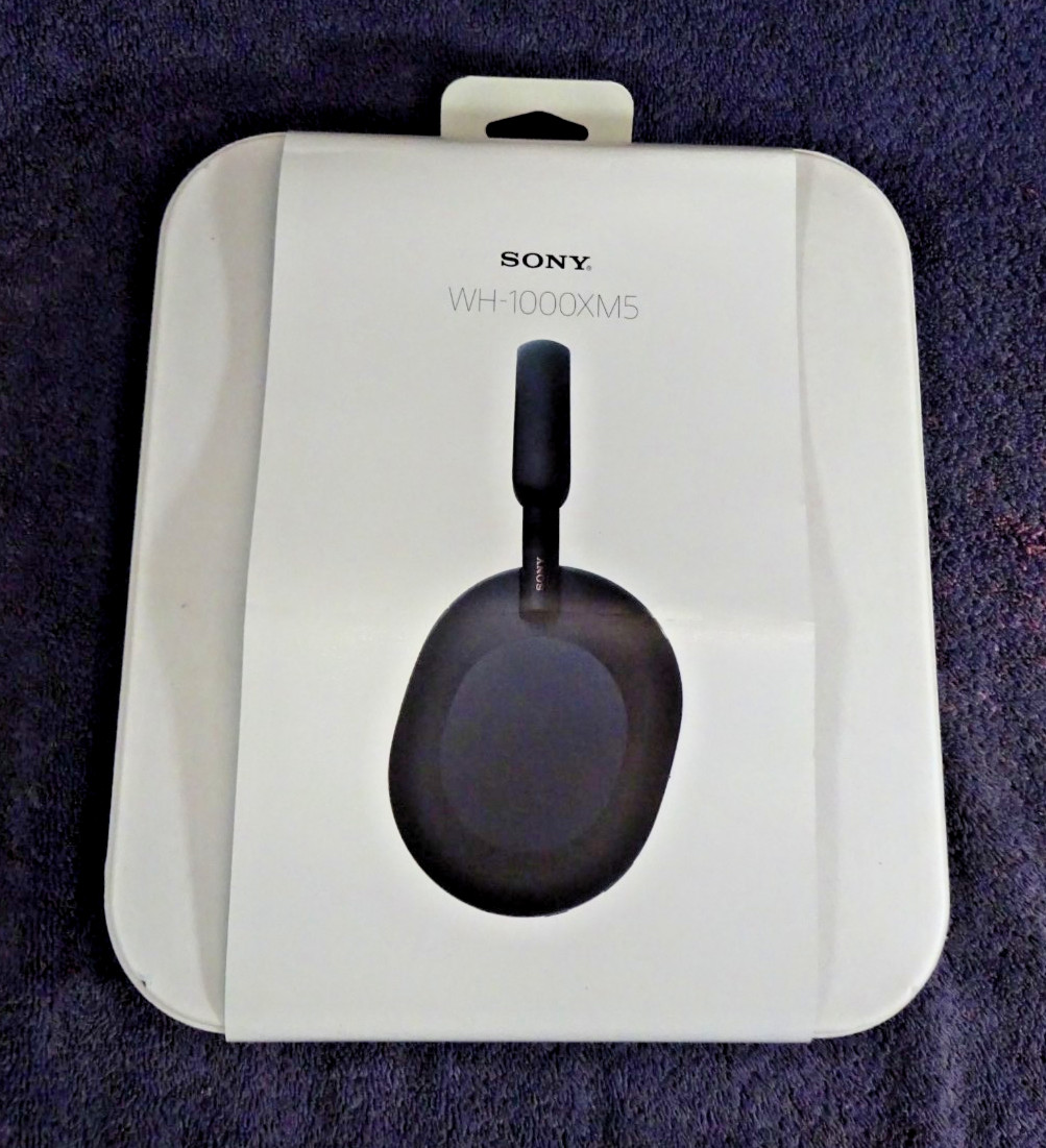 Sony WH-1000XM5SA Wireless Noise Canceling Headphones Black w/ Case