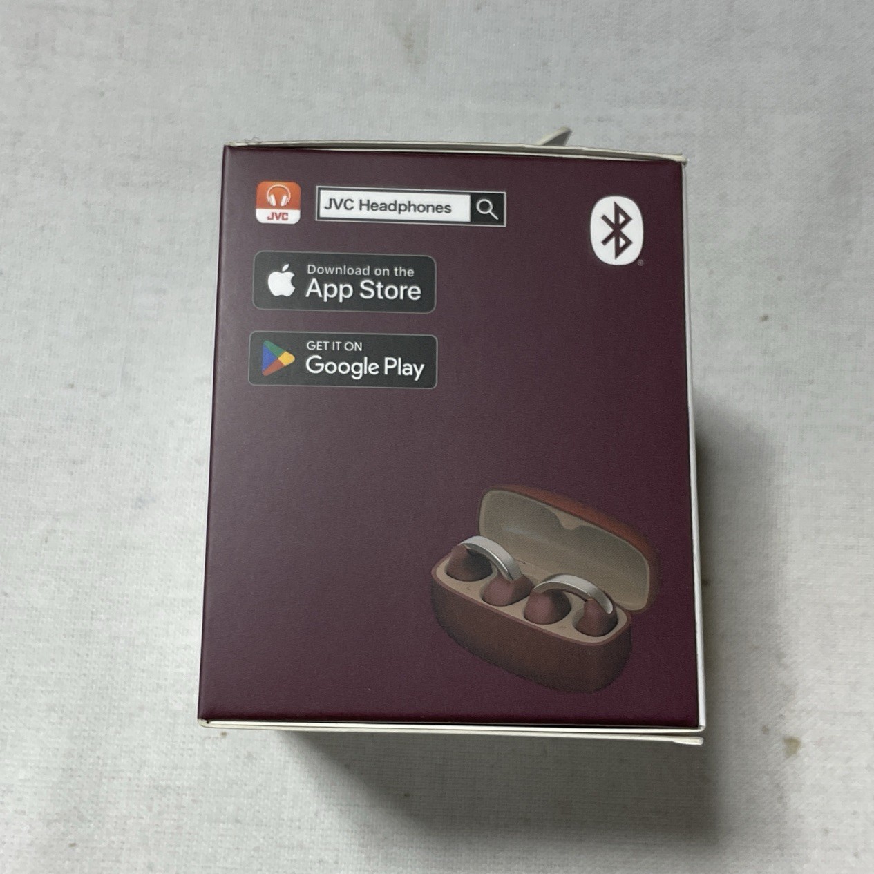 JVC HANP1T Nearphones Open Ear True Wireless Headphones – Maroon *NEW SEALED* A1