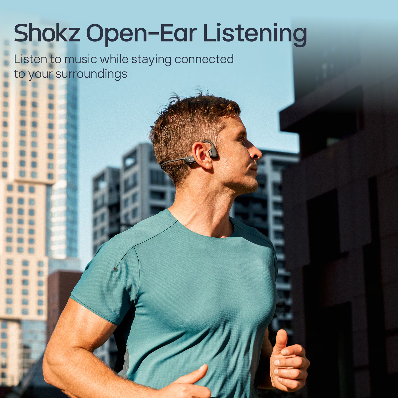 Shokz – OpenRun Pro 2 Mini Bone Conduction Sports Headphones – Black