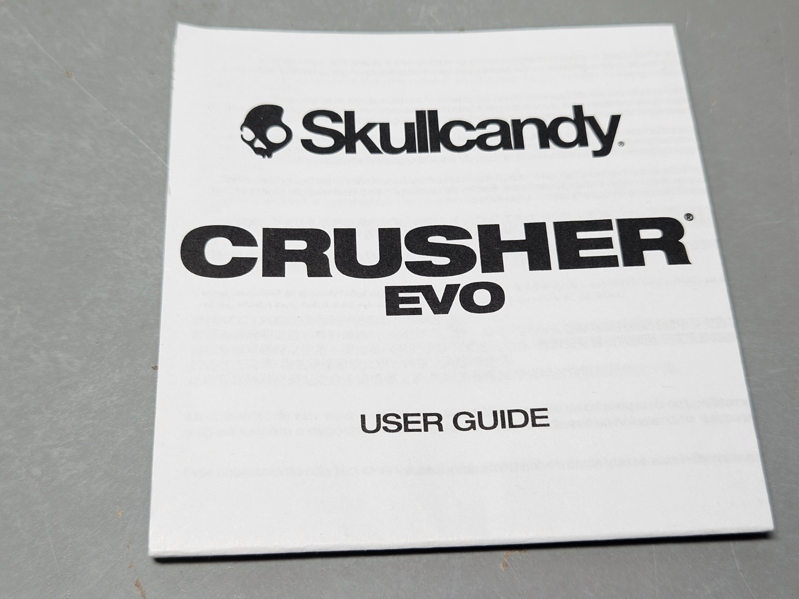 Skullcandy Crusher EVO Wireless Bluetooth Patented Crusher Bass – Parts Only