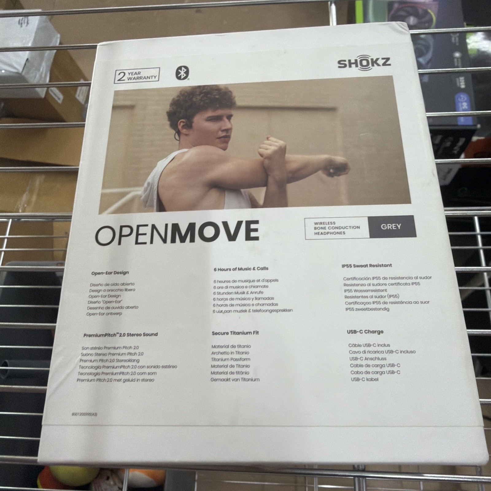 Shokz – OpenMove Bone Conduction Open Ear Lifestyle/Sport Headphones (PARTS!)