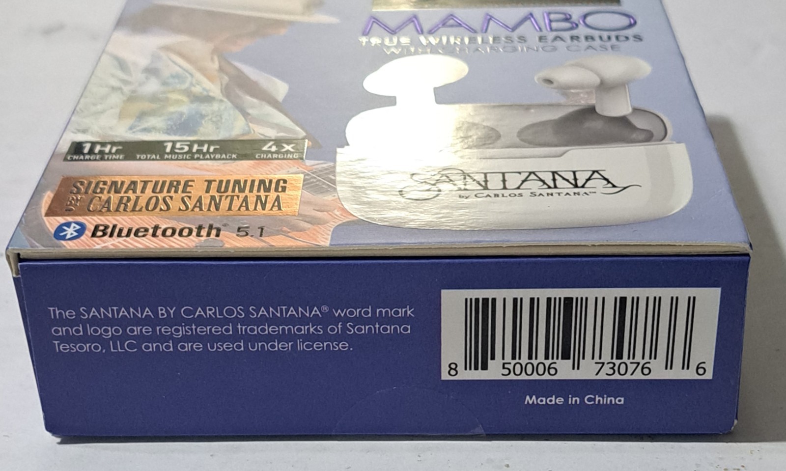 Santana Mambo True Wireless Earbuds with Charging Case Bluetooth NEW & SEALED