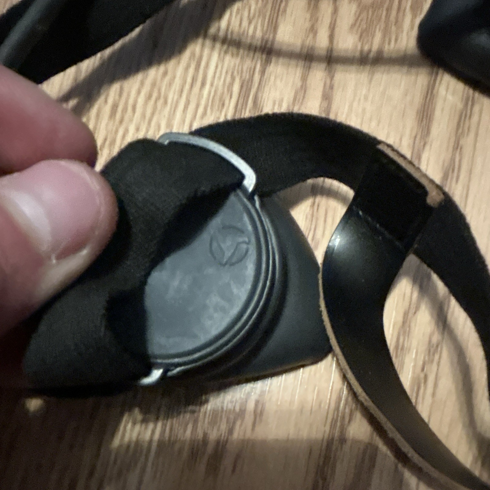 Old Swiss tanker headset w/ throat mic