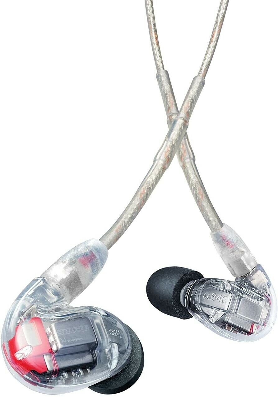 New SHURE SE846-CL Gen 2 / In-Ear Earphones Headphones IEM Monitor Earbuds CLEAR