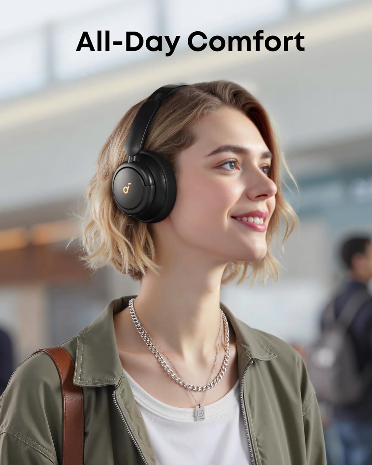 Wireless Q30 Headphones – Hybrid ANC with Smart EQ, 50H Battery Life & Bluetooth