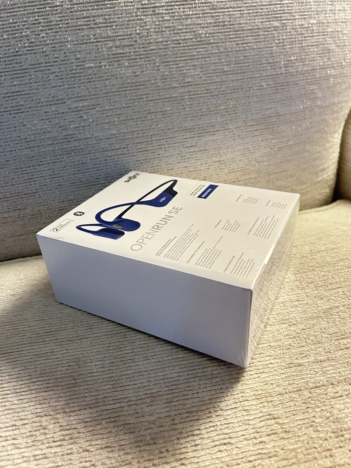 Shokz OpenRun SE Bone Conduction Sport Headphones Indigo Blue S803 New Sealed