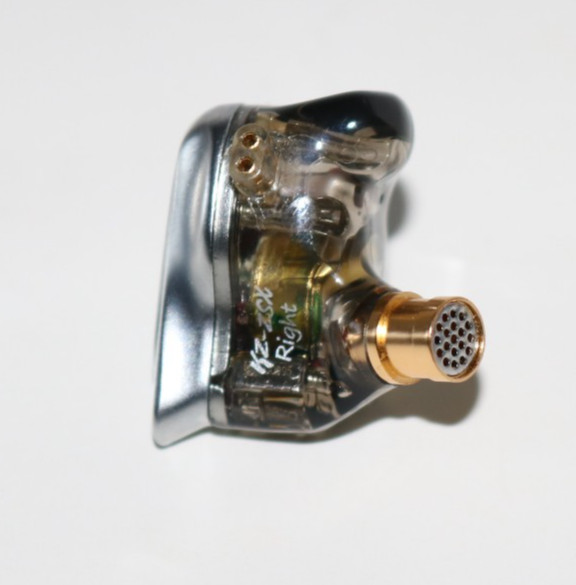 KZ ZSX In-Ear Monitors IEMs Earbuds w/ Cables READ DESCRIPTION (Silver) Used