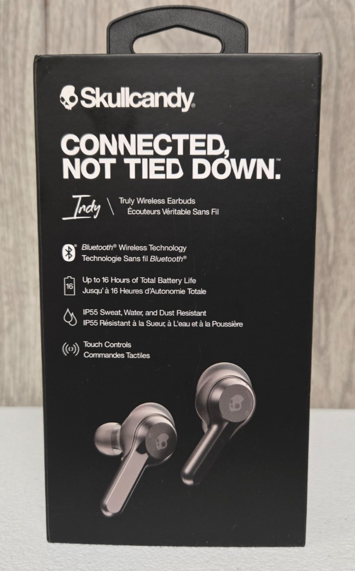 Skullcandy – Indy True Wireless In-Ear Headphones – Black [S2SSW-M003]