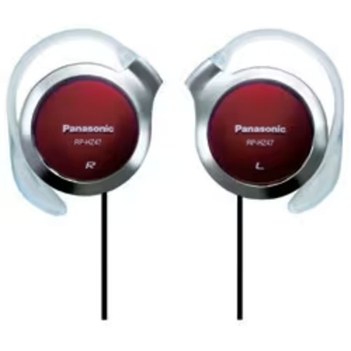 Panasonic Clip Earphone Headphone RP-HZ47 red from japan