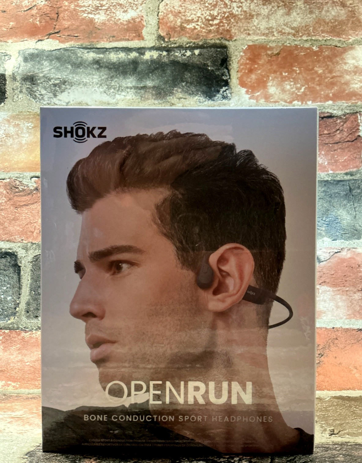 Shokz OpenRun Bluetooth Wireless Bone Conduction Headphones Black S803 NIB Seal