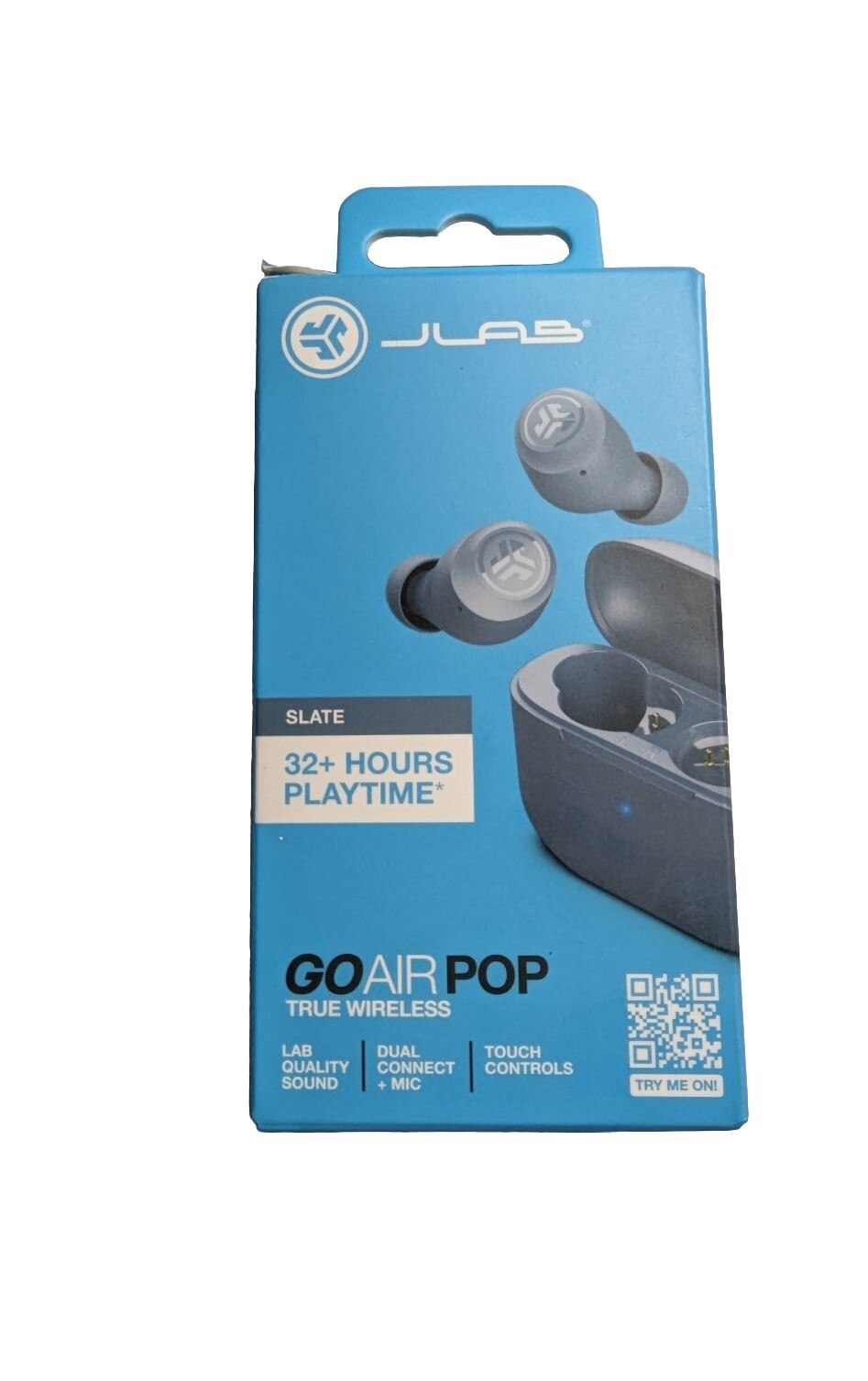 JLab GO Air POP True Wireless Earbuds-Slate-Brand New-unopened-Fast Shipping!!