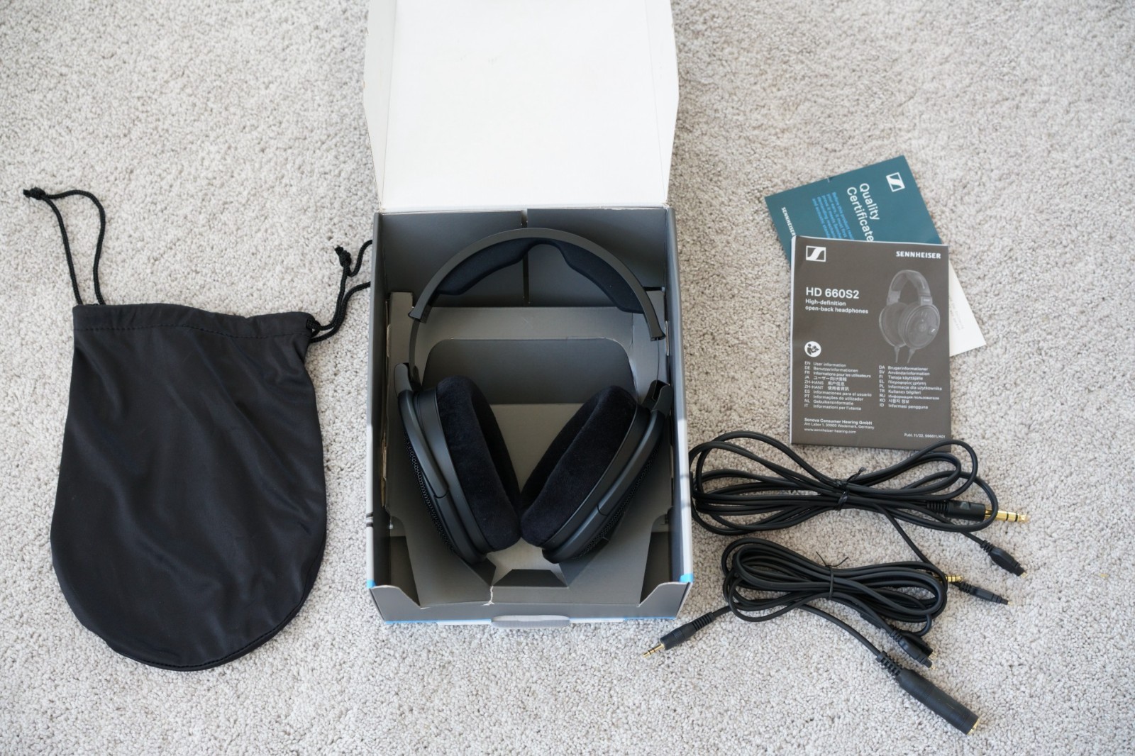 Sennheiser HD 660S2 Audiophile Open-Back Headphones Hi-Res